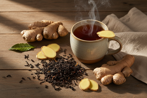 Fahari Ya Kenya Tangawizi ginger black tea lifestyle shot
